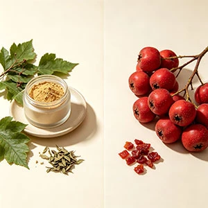 Ekstrak Daun Hawthorn VS Beri