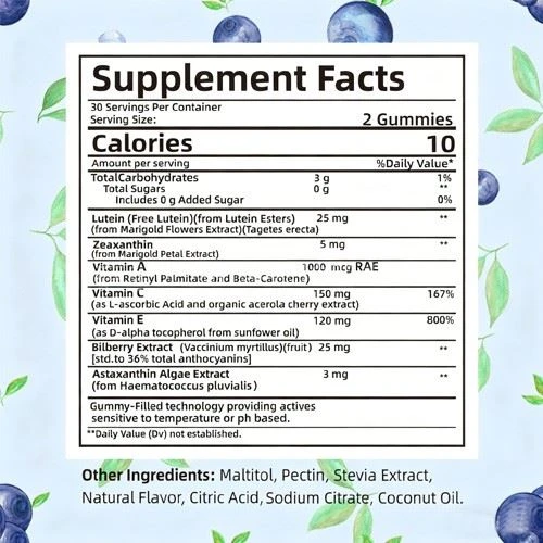 Lutein Eye Gummise price